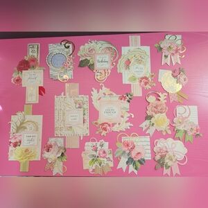 Anna Griffin Birthday Friend Sister Mother Collage Card Toppers. Set Of 19 (192)